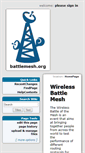 Mobile Screenshot of battlemesh.org