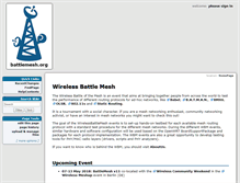 Tablet Screenshot of battlemesh.org